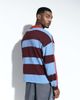 adidas Originals x ASOS adidas Originals x ASOS knit rugby polo shirt in blue and brown stripes - 2