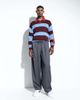adidas Originals x ASOS adidas Originals x ASOS knit rugby polo shirt in blue and brown stripes - 4