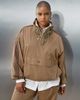 adidas Originals x ASOS adidas Originals x ASOS overhead track jacket in brown check with embellishment - 2