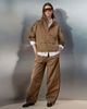 adidas Originals x ASOS adidas Originals x ASOS overhead track jacket in brown check with embellishment - 3
