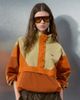 adidas Originals x ASOS adidas Originals x ASOS overhead track jacket in orange color block - 1