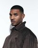 adidas Originals x ASOS adidas Originals x ASOS overshirt in brown suede - 3