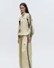 adidas Originals x ASOS adidas Originals x ASOS oversized balloon track pants in buttermilk satin-Neutral - 1
