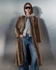adidas Originals x ASOS adidas Originals x ASOS oversized faux fur coat in brown with jersey hood detail - 1
