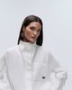 adidas Originals x ASOS adidas Originals x ASOS oversized funnel neck shirt in white - 3