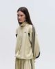 adidas Originals x ASOS adidas Originals x ASOS oversized funnel neck track top in buttermilk satin-Neutral - 1