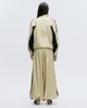 adidas Originals x ASOS adidas Originals x ASOS oversized funnel neck track top in buttermilk satin-Neutral - 2