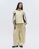 adidas Originals x ASOS adidas Originals x ASOS oversized funnel neck track top in buttermilk satin-Neutral - 3