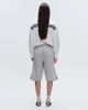 adidas Originals x ASOS adidas Originals x ASOS oversized longline sweat shorts in gray - 3