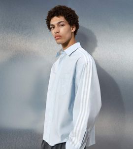 adidas Originals x ASOS adidas Originals x ASOS oversized shirt in blue