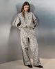 adidas Originals x ASOS adidas Originals x ASOS oversized track jacket in beige snake print-Gray - 3