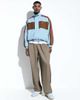 adidas Originals x ASOS adidas Originals x ASOS oversized track jacket in blue color block nylon - 2