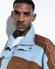 adidas Originals x ASOS adidas Originals x ASOS oversized track jacket in blue color block nylon - 3