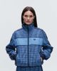 adidas Originals x ASOS adidas Originals x ASOS oversized track jacket in blue gingham - 1