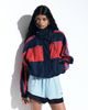 adidas Originals x ASOS adidas Originals x ASOS oversized track jacket in navy color block nylon - 4