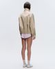 adidas Originals x ASOS adidas Originals x ASOS oversized track jacket with funnel neck in beige twill-Neutral - 4