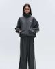 adidas Originals x ASOS adidas Originals x ASOS oversized wide leg track pants in gray pin stripe - 1