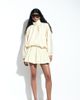 adidas Originals x ASOS adidas Originals x ASOS pleated skort in buttermilk-Yellow - 1
