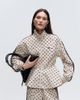 adidas Originals x ASOS adidas Originals x ASOS regular fit polka dot track jacket in stone-Neutral - 1