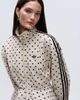 adidas Originals x ASOS adidas Originals x ASOS regular fit polka dot track jacket in stone-Neutral - 3