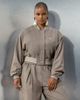adidas Originals x ASOS adidas Originals x ASOS regular fit tailored bomber jacket with shoulder pads in beige heather-Gray - 2
