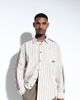 adidas Originals x ASOS adidas Originals x ASOS shirt in burgundy stripes-Neutral - 1