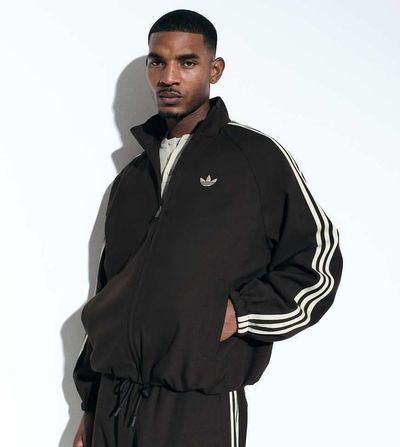 adidas Originals x ASOS adidas Originals x ASOS tailored track jacket in brown