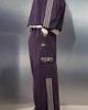 adidas Originals x ASOS adidas Originals x ASOS track pants with embroidery detail in plum-PURPLE - 1