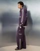 adidas Originals x ASOS adidas Originals x ASOS track pants with embroidery detail in plum-PURPLE - 3