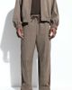 adidas Originals x ASOS adidas Originals x ASOS wide leg track pants in brown plaid-Neutral - 1