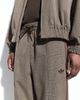 adidas Originals x ASOS adidas Originals x ASOS wide leg track pants in brown plaid-Neutral - 2