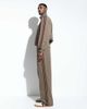 adidas Originals x ASOS adidas Originals x ASOS wide leg track pants in brown plaid-Neutral - 3