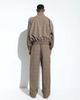 adidas Originals x ASOS adidas Originals x ASOS wide leg track pants in brown plaid-Neutral - 4