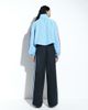 adidas Originals x ASOS adidas Originals x ASOS wide leg track pants in navy-Blue - 4