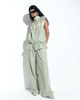 adidas Originals x ASOS adidas Originals x ASOS wide leg track pants in sage-Green - 2
