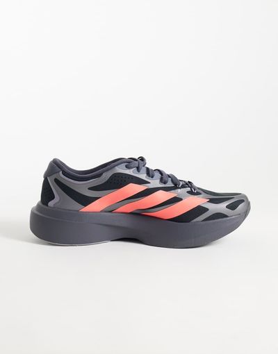 adidas performance adidas Running Adizero Evo SL sneakers in gray and pink