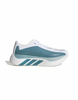adidas performance adidas Running Hyperboost Edge sneakers in white and blue