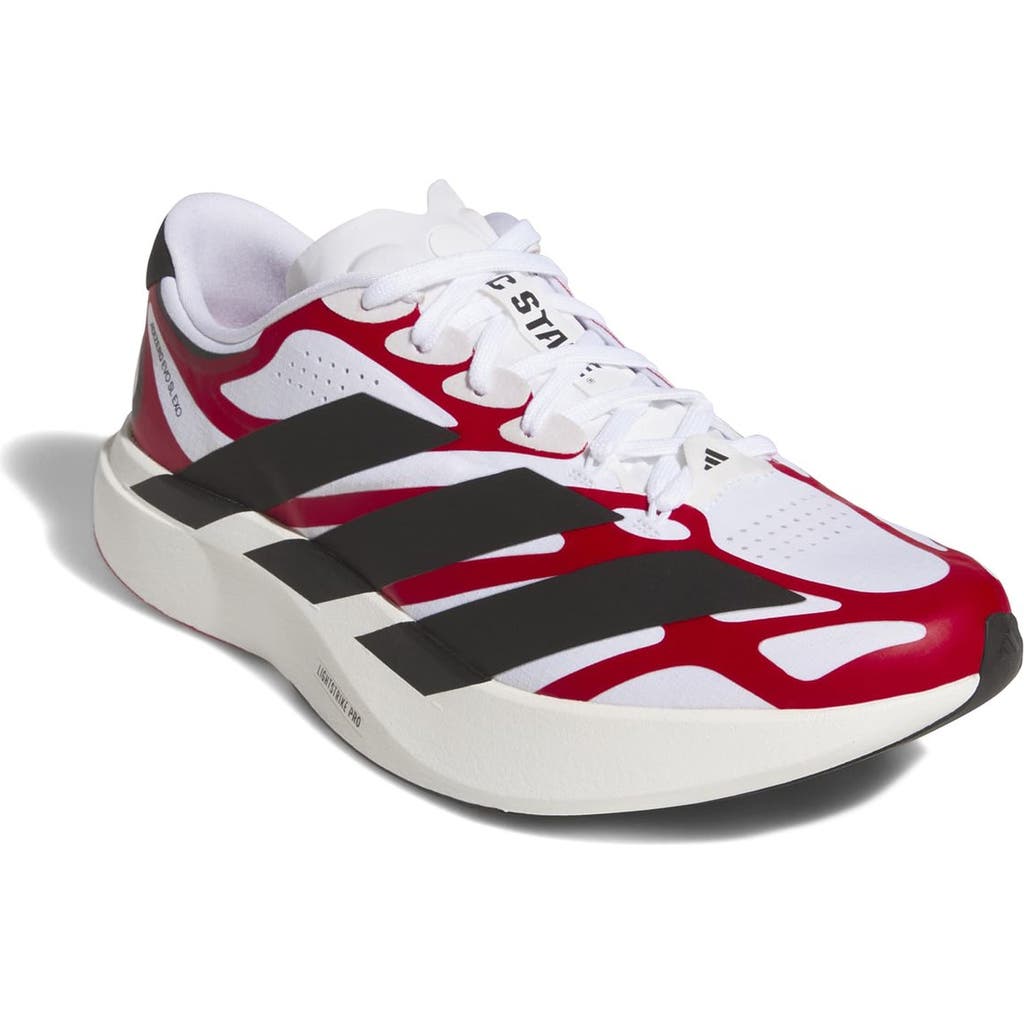 adidas Unisex adidas White NC State Wolfpack Adizero EVO SL EXO Sneakers 