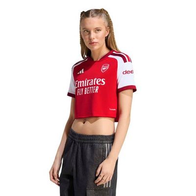 adidas Women's adidas Red Arsenal 2026/27 Home Cropped Replica Jersey 