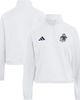 adidas Women's adidas White Penn State Nittany Lions Ultimate365 Woven Quarter-Zip Raglan Pullover  - 1