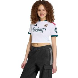 adidas Women's adidas White Real Madrid 2026/27 Home Cropped Replica Jersey 