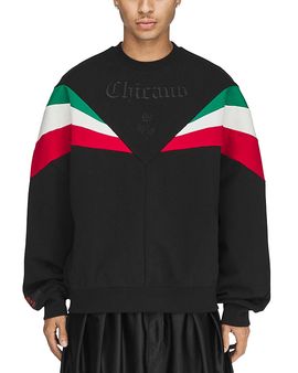 Adidas X Willy Chavarria Adidas x Willy Chavarria Chicano Color Block Cotton Sweatshirt