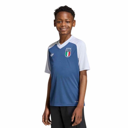 adidas Youth adidas Blue Italy National Team 2026 Pre-Match Top 