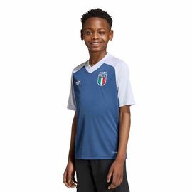 adidas Youth adidas Blue Italy National Team 2026 Pre-Match Top 