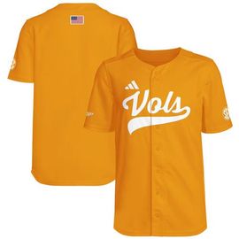 adidas Youth adidas Tennessee Orange Tennessee Volunteers Baseball Jersey 