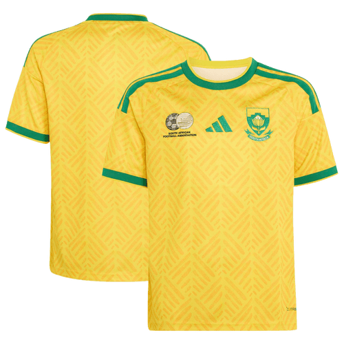 adidas Youth adidas Yellow South Africa National Team 2026 Home Replica Jersey 