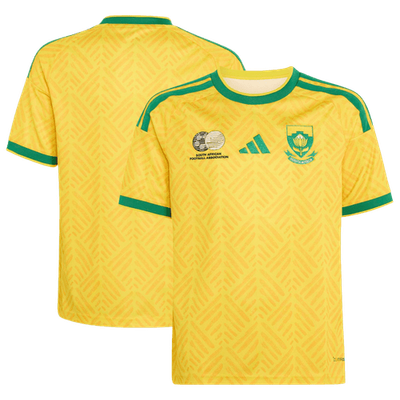 adidas Youth adidas Yellow South Africa National Team 2026 Home Replica Jersey 