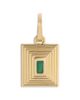 Adina Reyter Adina Reyter 14K Yellow Gold Emerald Groovy Geometric Hinged Pendant - 1