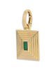 Adina Reyter Adina Reyter 14K Yellow Gold Emerald Groovy Geometric Hinged Pendant - 2
