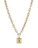 Adina Reyter Adina Reyter 14K Yellow Gold Emerald Groovy Geometric Hinged Pendant - 3